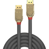 Lindy DisplayPort 1.2 Kabel, Gold Line grau, 15m
