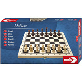 Noris Deluxe Holz - Schach, Brettspiel 