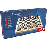 Noris Deluxe Holz - Schach, Brettspiel 