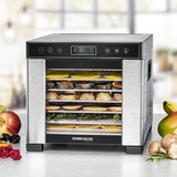 Rommelsbacher Dörrautomat DA 650 edelstahl/schwarz, 600 Watt, Dörrfläche 27,5cm x 25cm pro Ebene
