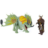Spin Master Drachenzähmen leicht gemacht Wikinger & Drachen - Haudrauf & Schädelbrecher, Spielfigur 