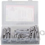 fischer Meister-Box Universaldübel UX / UX-R hellgrau, 110-teilig