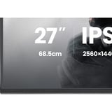 iiyama G-Master G2741QSU-B1 Black Hawk, Gaming-Monitor 68.6 cm (27 Zoll), schwarz (matt), QHD, IPS, HDMI, DP, G-Sync komp., USB-Hub, 144Hz Panel