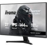 iiyama G-Master G2741QSU-B1 Black Hawk, Gaming-Monitor 68.6 cm (27 Zoll), schwarz (matt), QHD, IPS, HDMI, DP, G-Sync komp., USB-Hub, 144Hz Panel