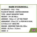 COBI Mark IV Churchill, Konstruktionsspielzeug Maßstab 1:35