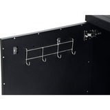 Cozze Tisch für die Außenküche, Schrank schwarz/edelstahl, 210cm breit
