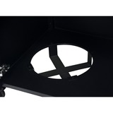 Cozze Tisch für die Außenküche, Schrank schwarz/edelstahl, 210cm breit
