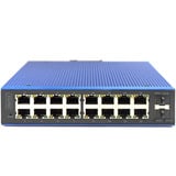 Digitus Industrieller 16+2-Port L2 managed Gigabit Ethernet PoE, Switch 