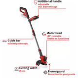 EINHELL Power X-Change Akku-Rasentrimmer GE-CT 18/25-1 Li-Solo, 18Volt rot/schwarz, ohne Akku und Ladegerät