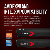 PNY DIMM 32 GB DDR5-6000 (2x 16 GB) Dual-Kit, Arbeitsspeicher schwarz, MD32GK2D5600030XR, XLR8 Gaming EPIC-X, INTEL XMP, AMD EXPO