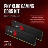 PNY DIMM 32 GB DDR5-6000 (2x 16 GB) Dual-Kit, Arbeitsspeicher schwarz, MD32GK2D5600030XR, XLR8 Gaming EPIC-X, INTEL XMP, AMD EXPO