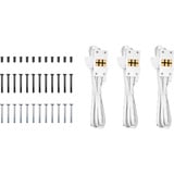 Thermaltake CT120 EX INFINITY, Gehäuselüfter weiß, 3er Pack, 124 mm