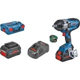 Bosch PRO Akku-Schlagschrauber BITURBO GDS 18V-1000 C Professional, 18Volt blau/schwarz, 2x Akku ProCORE18V 8,0Ah, Bluetooth Modul, 1/2", in L-BOXX