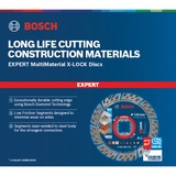 Bosch Professional X-LOCK Diamanttrennscheibe Expert MultiMaterial, Ø 115mm Bohrung 22,23mm