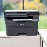 Brother DCP-L2620DW, Multifunktionsdrucker dunkelgrau, USB, WLAN, Scan, Kopie, Duplex (Druck)