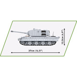 COBI Panzerkampfwagen E-100, Konstruktionsspielzeug Maßstab 1:28