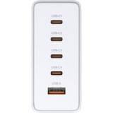D-Link 240W GaN Ladegerät DCF-241/E, PD 3.1, QC 4.0 weiß, 1x USB-A, 4x USB-C