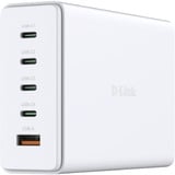 D-Link 240W GaN Ladegerät DCF-241/E, PD 3.1, QC 4.0 weiß, 1x USB-A, 4x USB-C