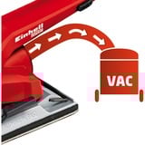 EINHELL Schwingschleifer TE-OS 2520 E rot/schwarz, 250 Watt, Koffer