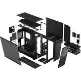 Fractal Design Meshify 2 XL Black TG Light Tint, Big-Tower-Gehäuse schwarz, Tempered Glass