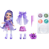 MGA Entertainment Rainbow High Shimmers with Slime - Violet, Puppe 