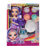 MGA Entertainment Rainbow High Shimmers with Slime - Violet, Puppe 