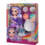 MGA Entertainment Rainbow High Shimmers with Slime - Violet, Puppe 