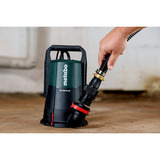 Metabo KP 160-35 SF (601792000) Kombi-Tauchpumpe, Tauch- / Druckpumpe schwarz/grün, 500 Watt, für Schmutz- und Klarwasser