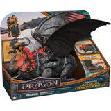 Spin Master Drachenzähmen leicht gemacht - Roter Tod-Drachenfigur & Mini Ohnezahn, Spielfigur 