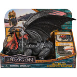 Spin Master Drachenzähmen leicht gemacht - Roter Tod-Drachenfigur & Mini Ohnezahn, Spielfigur 