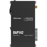 Teltonika DAP142, Access Point schwarz, DIN-Schienenhalterung, 3-poliger Stromanschluss für den industriellen Einsatz, RS232-Port