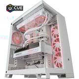 ALTERNATE Custom PC Series • iCUE Red Ice Madness Gaming-PC weiß/transparent, ohne Betriebssystem