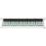 Digitus CAT 3 ISDN Patch Panel, ungeschirmt, 50 Port, Patchpanel grau, 1 HE