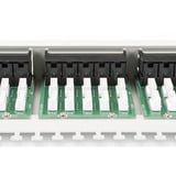 Digitus CAT 3 ISDN Patch Panel, ungeschirmt, 50 Port, Patchpanel grau, 1 HE