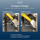 Digitus CAT 6A Kompakt-Keystone Modul geschirmt werkzeugfrei, Keystone-Modul 