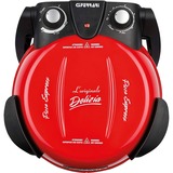 G3 Ferrari Delizia Pizzaofen G10006 rot, 1.200 Watt, für Pizza Ø 31cm