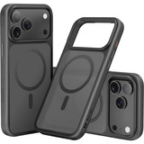 Nevox StyleShell INVISIO, Handyhülle schwarz, iPhone 17 Pro, kompatibel mit MagSafe