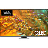 Samsung GQ-65Q80D, QLED-Fernseher 163 cm (65 Zoll), silber/schwarz, UltraHD/4K, HDR, Twin Tuner, Direct Full Array, 120Hz Panel