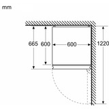 Bosch KGN362I1F Serie 4, Kühl-/Gefrierkombination edelstahl
