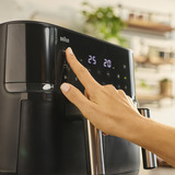 Braun Heißluftfritteuse TwinCook 3, TD 3030I  schwarz (matt), 2.850 Watt, 2 Körbe je 4 Liter