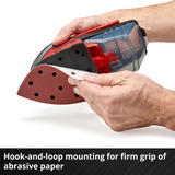 EINHELL Power X-Change Akku-Multischleifer TE-OS 18/150 Li-Solo, 18Volt rot/schwarz, ohne Akku und Ladegerät