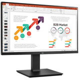 LG 24BK750Y-B Generalüberholt, Monitor 60.5 cm (23.8 Zoll), anthrazit, FullHD, AH-IPS, DP, HDMI, DVI-D, USB-Hub