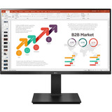 LG 24BK750Y-B Generalüberholt, Monitor 60.5 cm (23.8 Zoll), anthrazit, FullHD, AH-IPS, DP, HDMI, DVI-D, USB-Hub