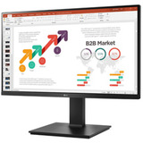 LG 24BK750Y-B Generalüberholt, Monitor 60.5 cm (23.8 Zoll), anthrazit, FullHD, AH-IPS, DP, HDMI, DVI-D, USB-Hub