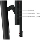 Lenovo ThinkVision T24v-30, LED-Monitor 60.5 cm (23.8 Zoll), schwarz, Full HD, IPS, HDMI, DisplayPort, VGA, Pivot, Webcam