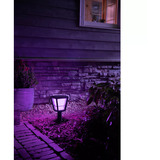 Philips White & Color Ambiance Econic Outdoor Sockelleuchte, LED-Leuchte schwarz