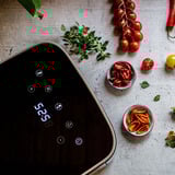 Rommelsbacher Mini Dörrautomat DA 450 edelstahl/schwarz, 450 Watt, Dörrfläche 23,5cm x 18cm pro Ebene