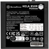 SilverStone HELA 850R Platinum, PC-Netzteil schwarz, 4x PCIe, Kabel-Management, 850 Watt
