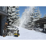 Stanley Akku-Schneefräse (SCSNP460R2-QW), 36Volt (2x18V) schwarz/gelb, 2x Li-Ion-Akku 6,0Ah, 2x Ladegerät