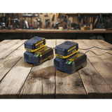 Stanley Akku-Schneefräse (SCSNP460R2-QW), 36Volt (2x18V) schwarz/gelb, 2x Li-Ion-Akku 6,0Ah, 2x Ladegerät